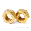 M10 brass hexagon nuts hex nuts